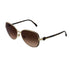 CHANEL SUNGLASSES LOGO CAMELLIA BROWN GOLD EYEWEAR 90312954