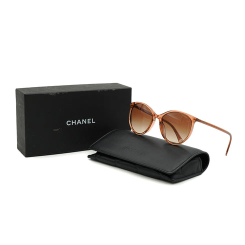 CHANEL SUNGLASSES LOGO LIGHT BROWN EYEWEAR 90334188