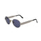CHANEL SUNGLASSES LOGO ROUND BLUE SILVER EYEWEAR 90322140