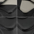 CHANEL TURNLOCK SHOULDER BAG BLACK WHITE LAMB SKIN GOLD HARDWARE 90343617