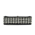 CHANEL TURN LOCK CHAIN SHOULDER BAG CAMBON HOUNDSTOOTH BLACK WHITE SILVER LEATHER GOLD HARDWARE 90340478