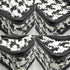 CHANEL TURN LOCK CHAIN SHOULDER BAG CAMBON HOUNDSTOOTH BLACK WHITE SILVER LEATHER GOLD HARDWARE 90340478