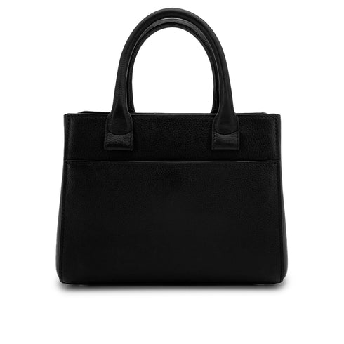 CHANEL TURN LOCK HAND SHOULDER BAG BLACK CAVIAR SKIN GOLD HARDWARE 90314386