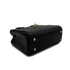 CHANEL TURN LOCK HAND SHOULDER BAG BLACK CAVIAR SKIN GOLD HARDWARE 90314386