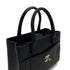 CHANEL TURN LOCK HAND SHOULDER BAG BLACK CAVIAR SKIN GOLD HARDWARE 90314386