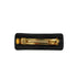 CHANEL LOGO VALLETTA BLACK LEATHER HAIR ACCESSORY 90350567