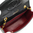 VINTAGE CHANEL MATELASSE HALF MOON CHAIN SHOULDER BAG BLACK LAMB SKIN 90332918
