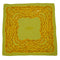 VINTAGE CHANEL SCARF CHAIN PATTERN LIGHT GREEN GOLD SILK 90335017