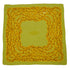VINTAGE CHANEL SCARF CHAIN PATTERN LIGHT GREEN GOLD SILK 90335017