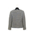 CHANEL VINTAGE COCO BUTTON DENIM TWEED JACKET BLUE GRAY COTTON 38 03P RTW 90313368
