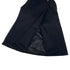 CHANEL VINTAGE COCO BUTTON LONG COAT BLACK CASHMERE 38 96A RTW 90312711