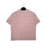 CHANEL VINTAGE COCO BUTTON TWEED HALF SLEEVE FRINGE TOPS LIGHT PINK WOOL 42 08C RTW 90311812