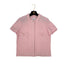 CHANEL VINTAGE COCO BUTTON TWEED HALF SLEEVE FRINGE TOPS LIGHT PINK WOOL 42 08C RTW 90311812