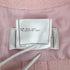 CHANEL VINTAGE COCO BUTTON TWEED HALF SLEEVE FRINGE TOPS LIGHT PINK WOOL 42 08C RTW 90311812