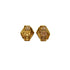 VINTAGE CHANEL EARRINGS LOGO GOLD ACCESSORY 96P 90331680