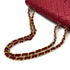 CHANEL VINTAGE MAXI MATELASSE 34 CHAIN SHOULDER BAG RED LAMB SKIN 90313554