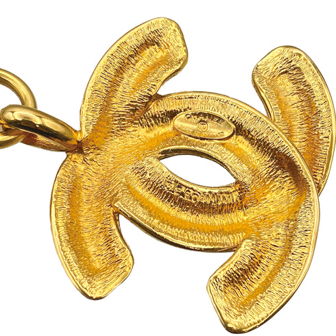 CHANEL VINTAGE NECKLACE MATELASSE COCOMARK GOLD ACCESSORY 90312540