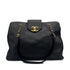 VINTAGE CHANEL SUPER MODEL CHAIN TOTE BAG BLACK CAVIAR SKIN GOLD HARDWARE 90313550