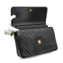 VINTAGE CHANEL CHEVRON V STITCH BLACK CHAIN SHOULDER BAG LAMB SKIN GOLD HARDWARE 90334156