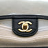 CHANEL SAND BY THE SEA CHAIN SHOULDER BAG BALCK CLEAR VINYL SAND LAMB SKIN GOLD HARDWARE 90341909