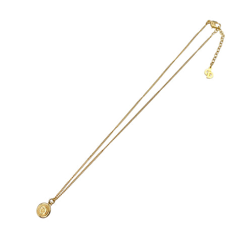 CHRISTIAN DIOR NECKLACE CD LOGO GOLD ACCESSORY 90322212