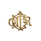 CHRISTIAN DIOR BROOCH EMBLEM LOGO GOLD ACCESSORY 90326703