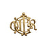 CHRISTIAN DIOR BROOCH EMBLEM LOGO GOLD ACCESSORY 90326703