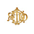 CHRISTIAN DIOR BROOCH EMBLEM LOGO GOLD ACCESSORY 90326703