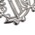CHRISTIAN DIOR BROOCH EMBLEM RHINESTONE LOGO SILVER ACCESSORY 90326680