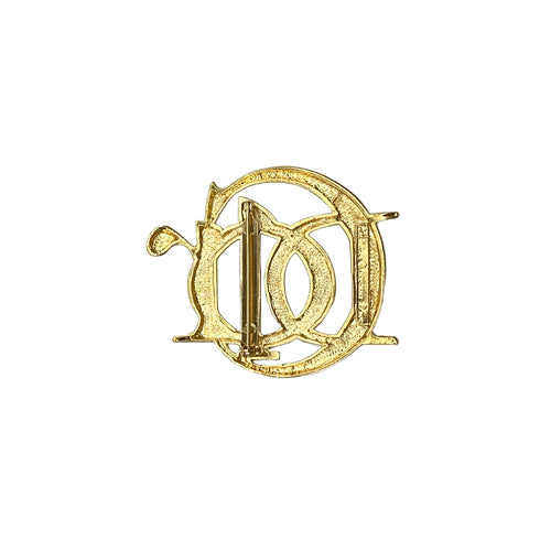 CHRISTIAN DIOR BROOCH LOGO GOLD ACCESSORY 90322183