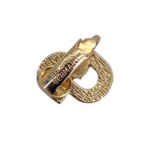 CHRISTIAN DIOR EARRINGS CD LOGO GOLD ACCESSORY 90326683