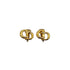 CHRISTIAN DIOR EARRINGS CD LOGO GOLD ACCESSORY 90326698