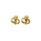 CHRISTIAN DIOR EARRINGS CD LOGO GOLD ACCESSORY 90322193