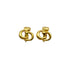 CHRISTIAN DIOR EARRINGS CD LOGO GOLD ACCESSORY 90322193