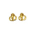 CHRISTIAN DIOR EARRINGS CD LOGO GOLD ACCESSORY 90322193