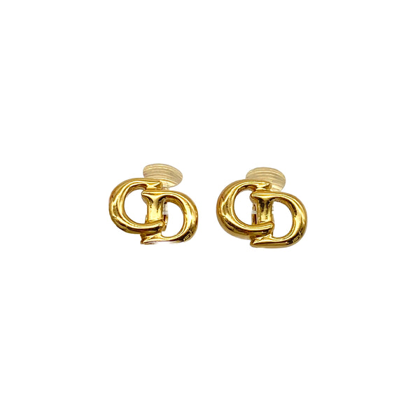 CHRISTIAN DIOR EARRINGS CD LOGO GOLD ACCESSORY 90322202