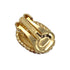 CHRISTIAN DIOR EARRINGS CD LOGO OVAL GOLD ACCESSORY 90326695