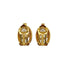 CHRISTIAN DIOR EARRINGS CD LOGO RHINESTONE GOLD ACCESSORY 90322179