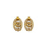 CHRISTIAN DIOR EARRINGS CD LOGO RHINESTONE GOLD ACCESSORY 90322179