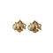 CHRISTIAN DIOR EARRINGS EMBLEM LOGO GOLD ACCESSORY 90321171