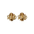 CHRISTIAN DIOR EARRINGS EMBLEM LOGO GOLD ACCESSORY 90321171