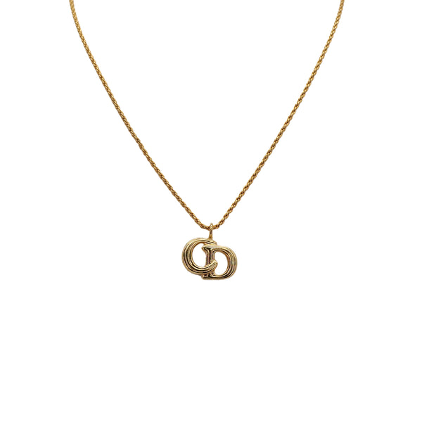 CHRISTIAN DIOR NECKLACE CD LOGO GOLD ACCESSORY 90322196