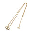 CHRISTIAN DIOR NECKLACE CD LOGO GOLD ACCESSORY 90322196