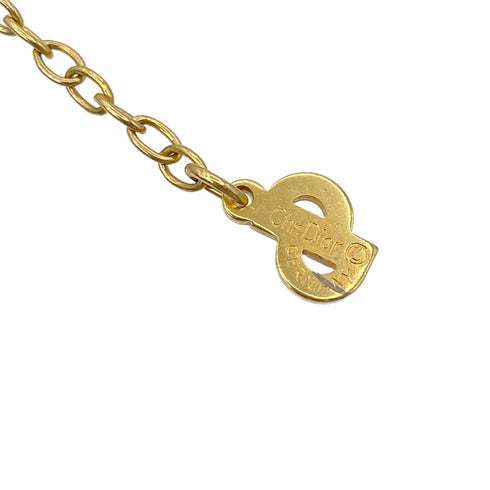 CHRISTIAN DIOR NECKLACE CD LOGO GOLD ACCESSORY 90322199
