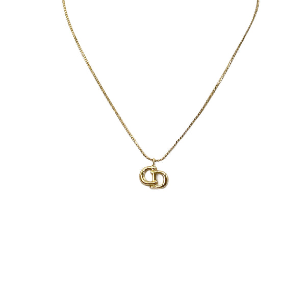 CHRISTIAN DIOR NECKLACE CD LOGO GOLD ACCESSORY 90322207