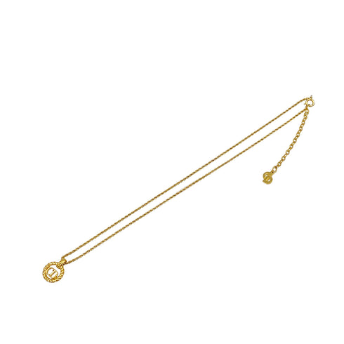 CHRISTIAN DIOR NECKLACE CD LOGO GOLD ACCESSORY 90322215