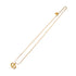 CHRISTIAN DIOR NECKLACE CD LOGO GOLD ACCESSORY 90327621