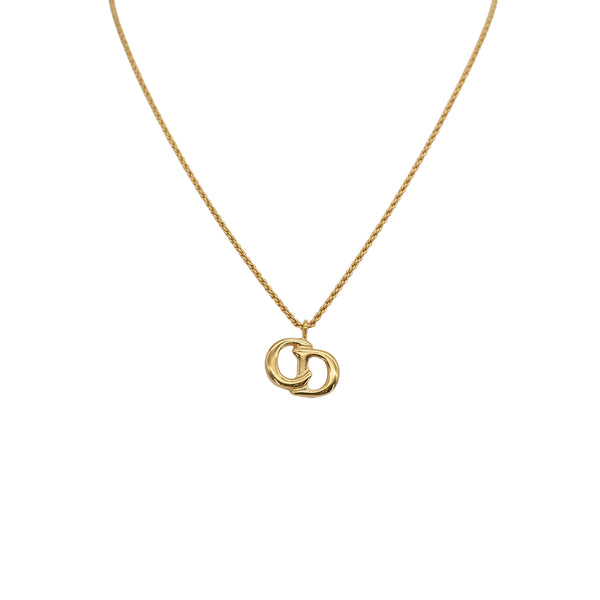 CHRISTIAN DIOR NECKLACE CD LOGO GOLD ACCESSORY 90323213