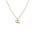 CHRISTIAN DIOR NECKLACE CD LOGO GOLD ACCESSORY 90323213
