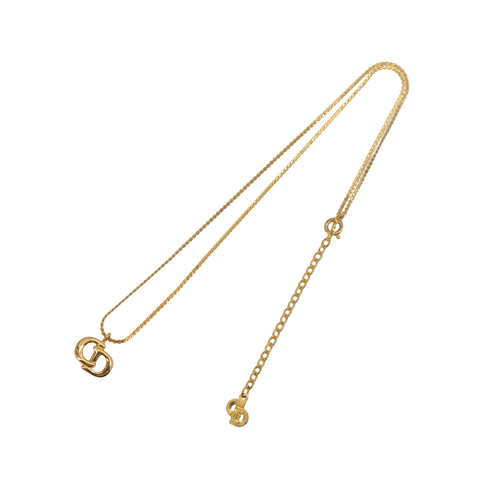 CHRISTIAN DIOR NECKLACE CD LOGO GOLD ACCESSORY 90323214